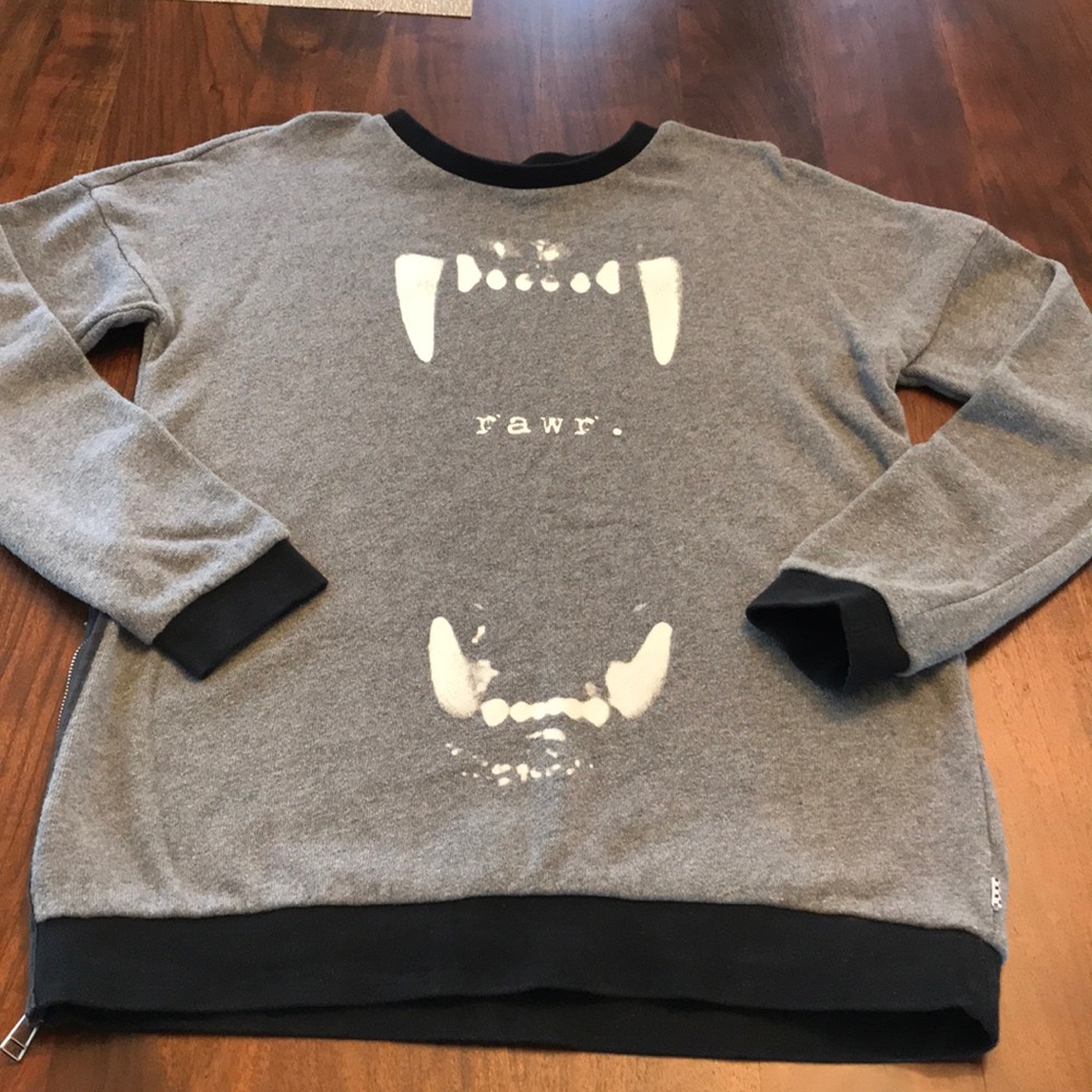 “Rawr” Grey Vans Sweatshirt